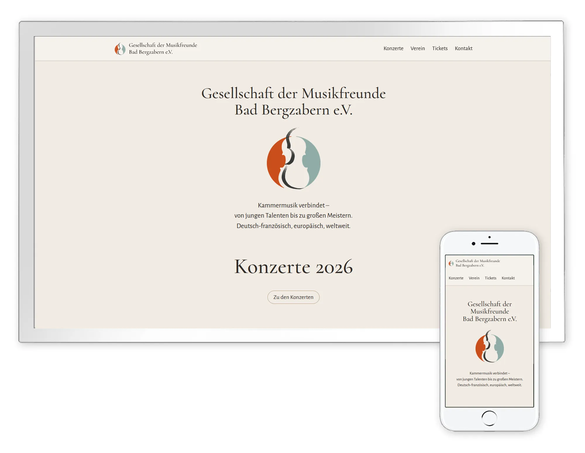 Homepage Screenshots